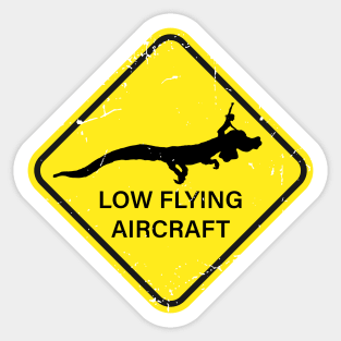 Low Flying Luck Dragon Sticker